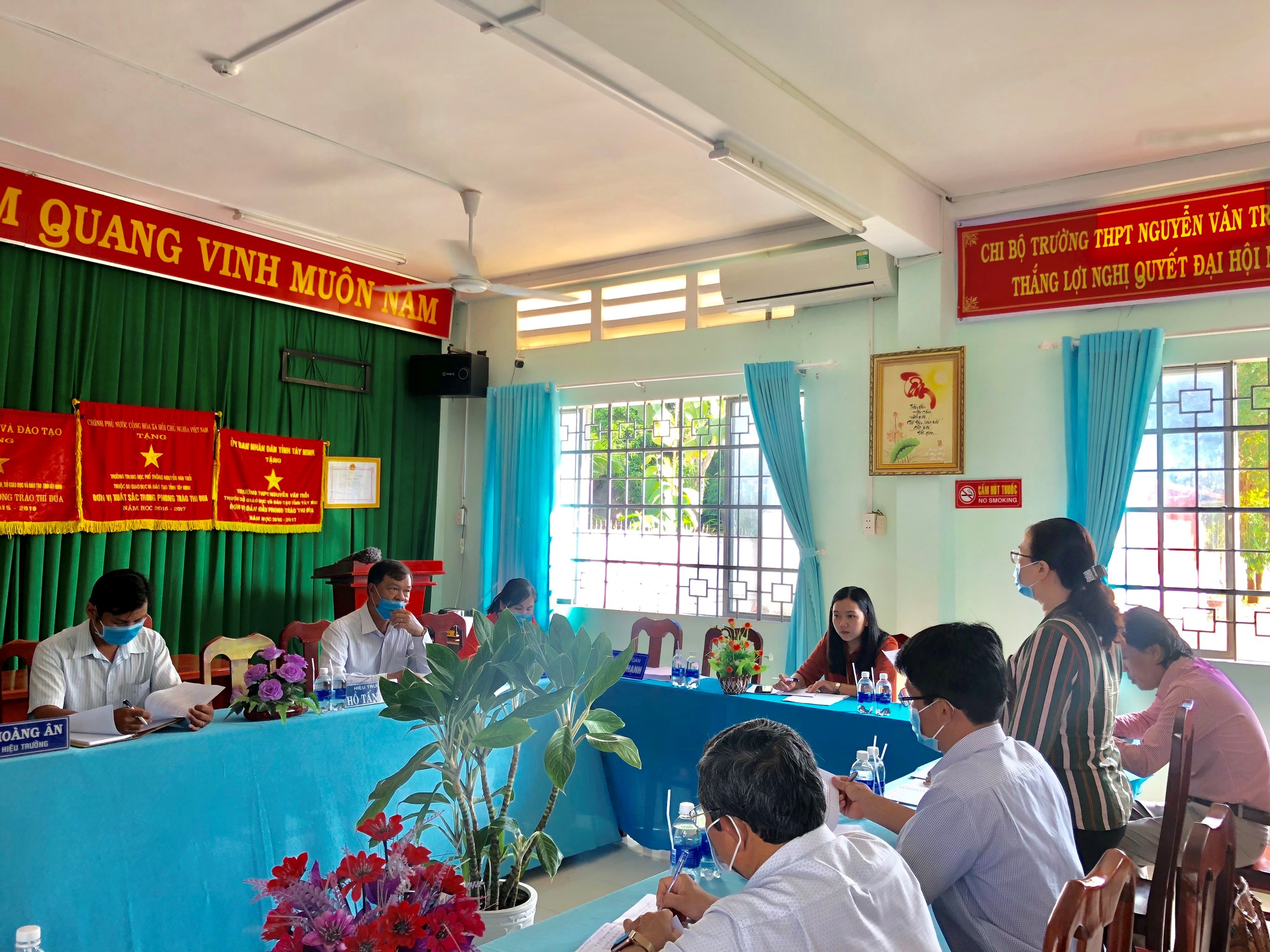 Ban Văn hóa - Xã hội Hội đồng nhân dân tỉnh: Khảo sát tình hình thực hiện cơ chế tự chủ tại Trường THPT Nguyễn Văn Trỗi