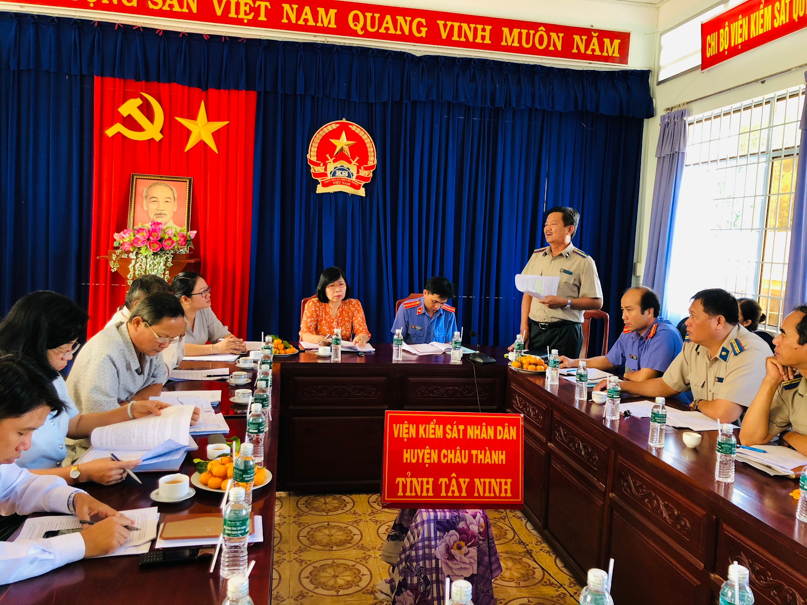 ​  Ban Pháp chế HĐND huyện Châu Thành tổ chức giám sát tình hình, kết quả hoạt động kiểm sát và thi hành án năm 2020 trên địa bàn huyện Châu Thành