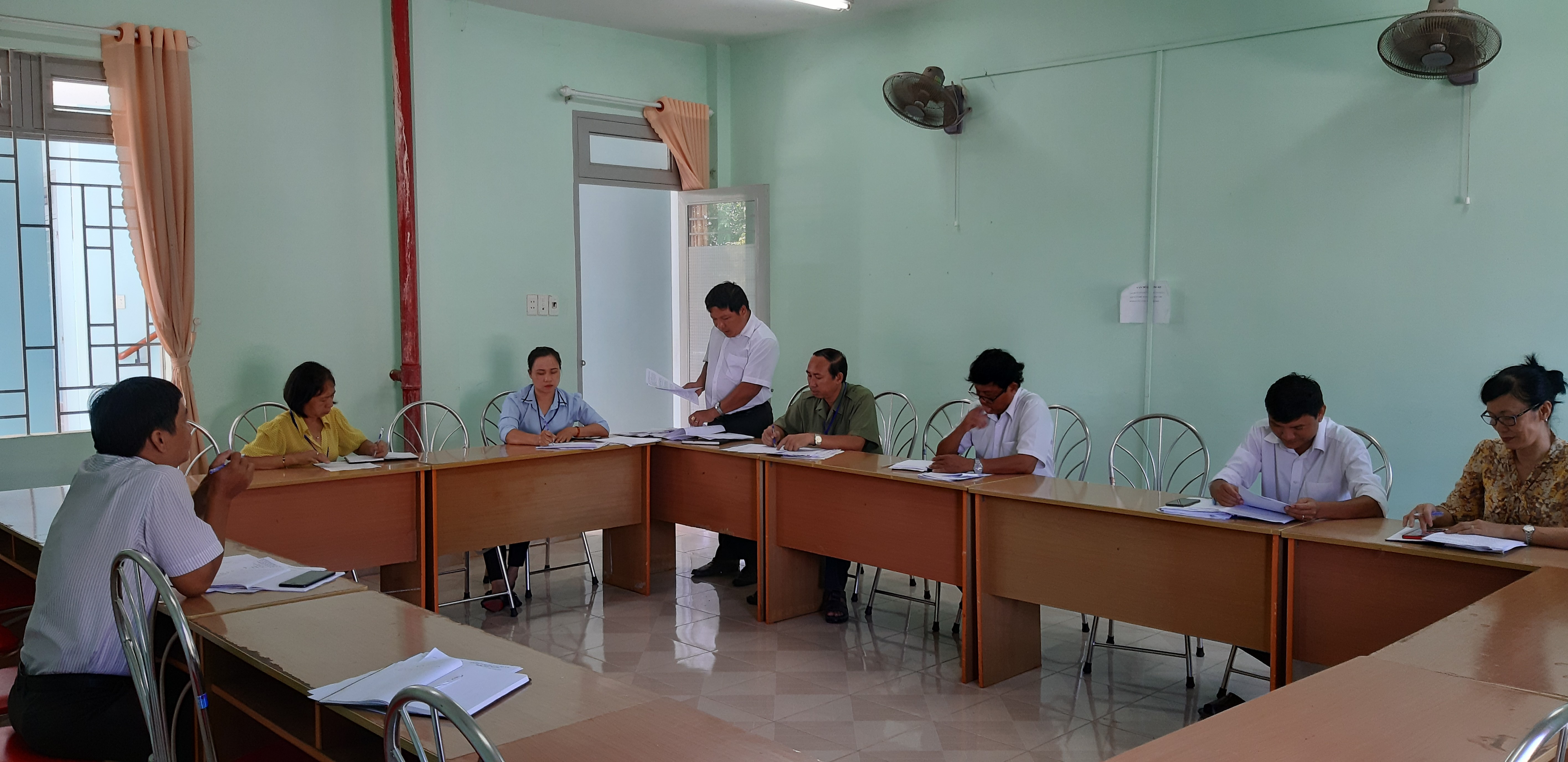 ​  Thường trực HĐND phường Ninh Sơn giám sát việc thu, quản lý và sử dụng Quỹ 