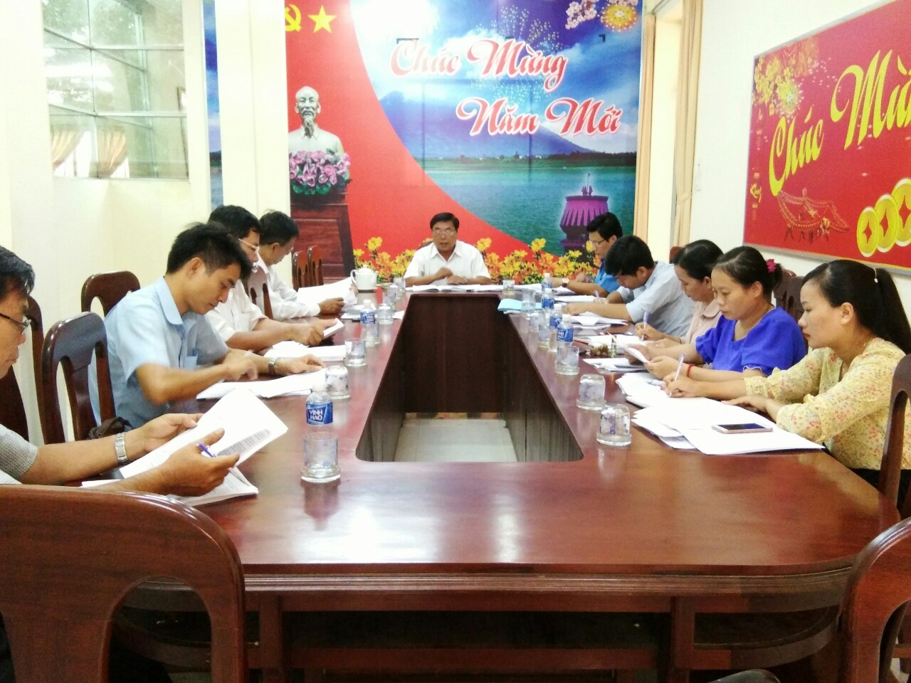 Ban Kinh tế - Xã hội HĐND huyện Dương Minh Châu thẩm tra các nội dung trình kỳ họp thứ 8 HĐND huyện