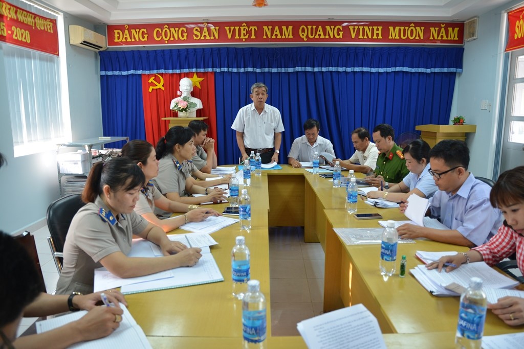 THƯỜNG TRỰC HĐND HUYỆN TÂN CHÂU  GIÁM SÁT CÔNG TÁC THI HÀNH ÁN DÂN SỰ TRÊN ĐỊA BÀN HUYỆN