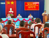 Đại biểu HĐND tỉnh tiếp xúc cử tri trước kỳ họp thứ 14 HĐND tỉnh tại huyện Gò Dầu